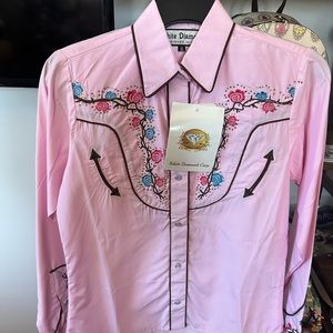Pink Cowgirl/Western Shirt